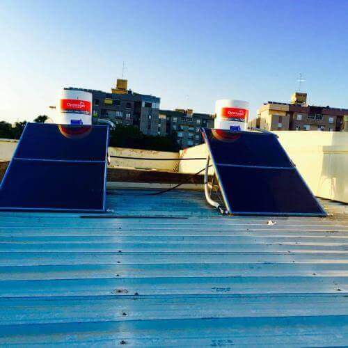 התקנת דודי שמש וקולטים